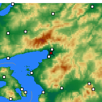 Nearby Forecast Locations - Balıkesir Koca Seyit Airport - Mapa