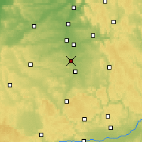 Nearby Forecast Locations - Schwabach - Mapa