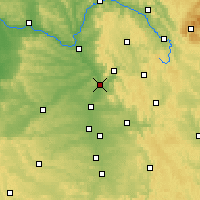 Nearby Forecast Locations - Forchheim - Mapa
