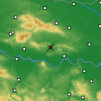 Nearby Forecast Locations - Pleternica - Mapa