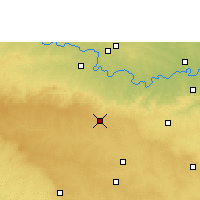 Nearby Forecast Locations - Ambejogai - Mapa