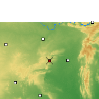 Nearby Forecast Locations - Bethamcheria - Mapa