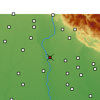 Nearby Forecast Locations - Bijnor - Mapa