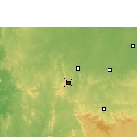 Nearby Forecast Locations - Dalli-Rajhara - Mapa