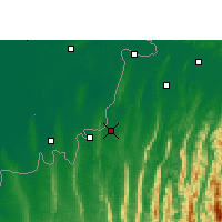 Nearby Forecast Locations - Dharmanagar - Mapa