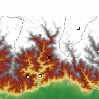 Nearby Forecast Locations - Ganguetoque - Mapa