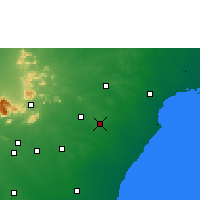 Nearby Forecast Locations - Karaikudi - Mapa