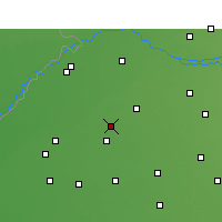 Nearby Forecast Locations - Kot Kapura - Mapa