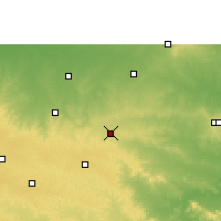 Nearby Forecast Locations - Mangrulpir - Mapa