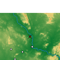 Nearby Forecast Locations - Manugur - Mapa