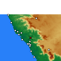 Nearby Forecast Locations - Mattanur - Mapa