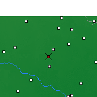 Nearby Forecast Locations - Mirganj - Mapa