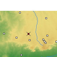 Nearby Forecast Locations - Nagda - Mapa