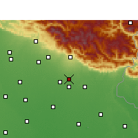 Nearby Forecast Locations - Nagla - Mapa