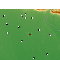 Nearby Forecast Locations - Nawabganj - Mapa