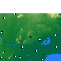 Nearby Forecast Locations - Nuzvid - Mapa