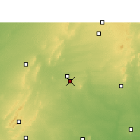 Nearby Forecast Locations - Phulera - Mapa