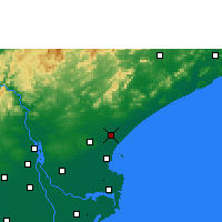 Nearby Forecast Locations - Pitapuram - Mapa