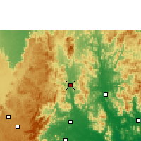 Nearby Forecast Locations - Rayagada - Mapa