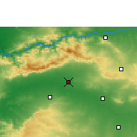 Nearby Forecast Locations - Shahada - Mapa