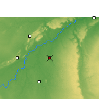 Nearby Forecast Locations - Sheopur - Mapa