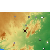 Nearby Forecast Locations - Tirupathur - Mapa