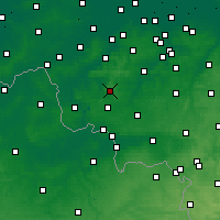 Nearby Forecast Locations - Frasnes-lez-Anvaing - Mapa
