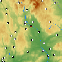 Nearby Forecast Locations - Litovel - Mapa
