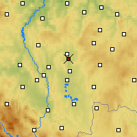 Nearby Forecast Locations - Planá nad Lužnicí - Mapa