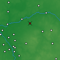 Nearby Forecast Locations - Łochów - Mapa