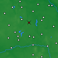 Nearby Forecast Locations - Strzelno - Mapa
