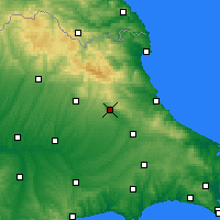 Nearby Forecast Locations - Vize - Mapa