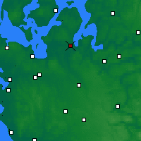 Nearby Forecast Locations - Skive - Mapa