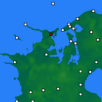 Nearby Forecast Locations - Nykøbing Sjælland - Mapa