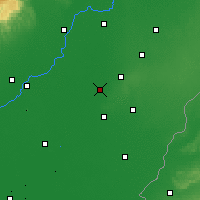 Nearby Forecast Locations - Balmazújváros - Mapa