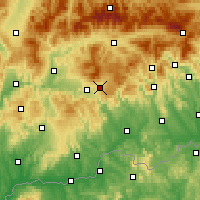 Nearby Forecast Locations - Hriňová - Mapa
