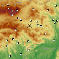 Nearby Forecast Locations - Spišská Nová Ves - Mapa