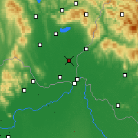 Nearby Forecast Locations - Veľké Kapušany - Mapa