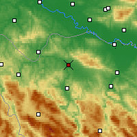 Nearby Forecast Locations - Prijedor - Mapa