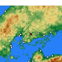 Nearby Forecast Locations - Higashihiroshima - Mapa