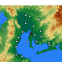 Nearby Forecast Locations - Tokai - Mapa