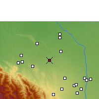 Nearby Forecast Locations - Portachuelo - Mapa