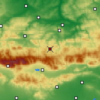Nearby Forecast Locations - Triavna - Mapa
