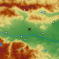 Nearby Forecast Locations - Rakovski - Mapa