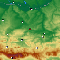 Nearby Forecast Locations - Pavlikeni - Mapa