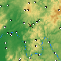 Nearby Forecast Locations - Wächtersbach - Mapa