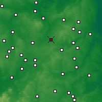 Nearby Forecast Locations - Wigston - Mapa