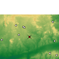 Nearby Forecast Locations - Ouó - Mapa