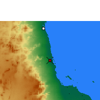Nearby Forecast Locations - Suaquém - Mapa