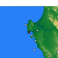 Nearby Forecast Locations - Saldanha - Mapa